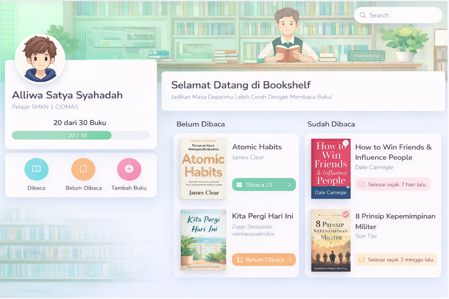 Bookshelf App