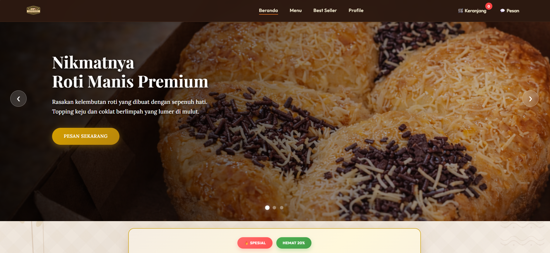 Web Toko Roti